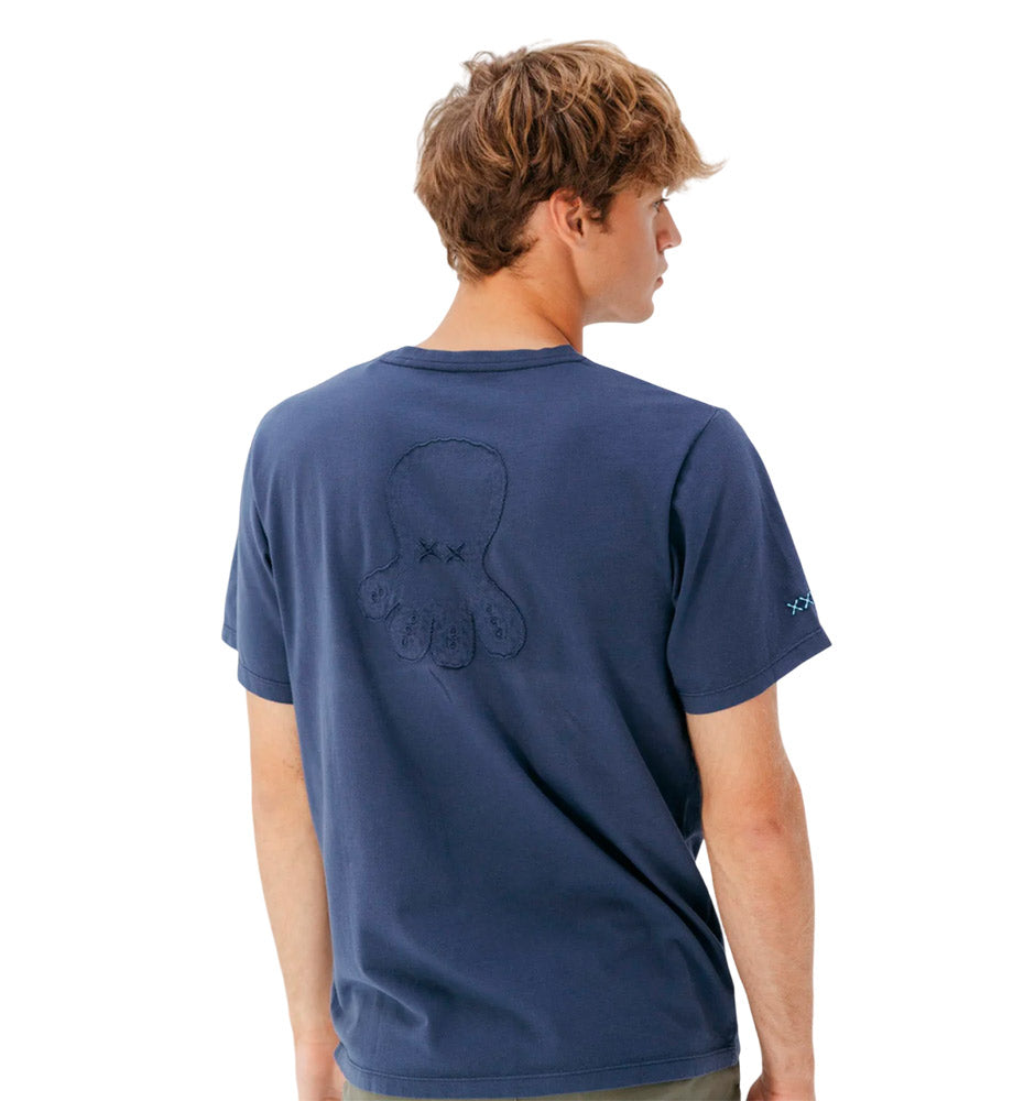 Camiseta Casual El Pulpo Logo Tejido