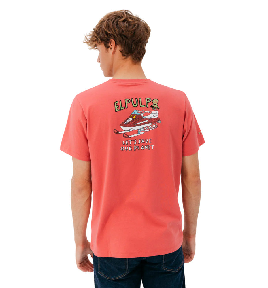 Casual T-shirt The Octopus Let's Save Our Planet