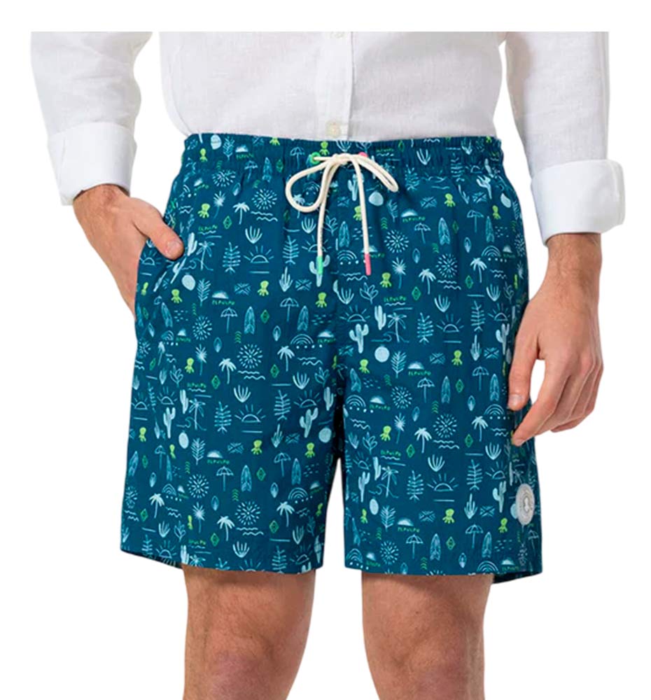 Bañador Baño_Hombre_EL PULPO Bañador Estampado