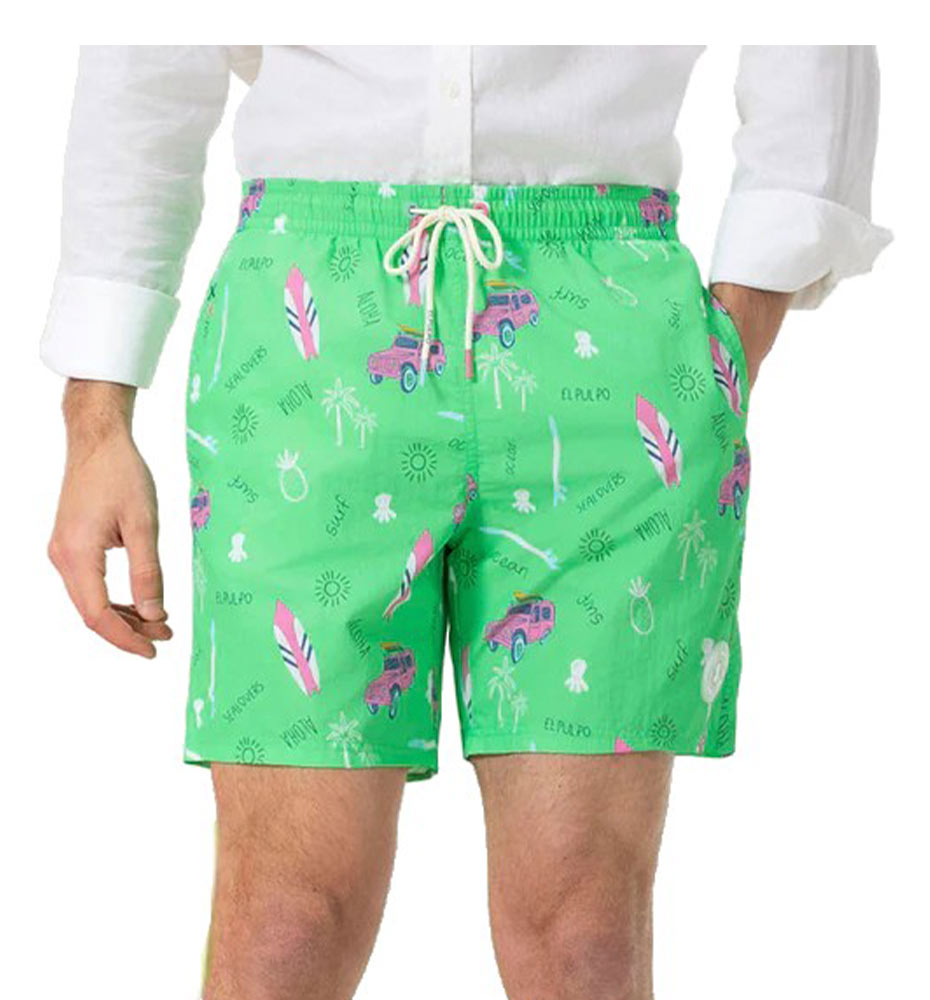 Men's Swimsuit THE OCTOPUS Printed