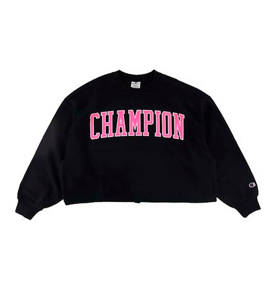 Sweatshirt Casual_Mujer_CHAMPION Crewneck Croptop Sweatshirt