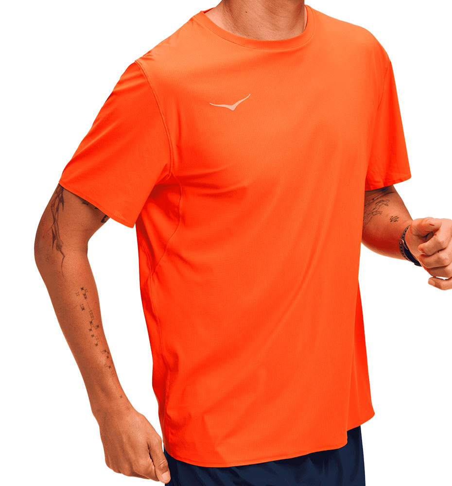 Camiseta M/c Running_Hombre_HOKA Airolite Short Sleev