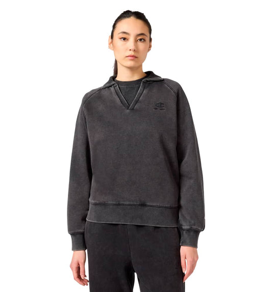 Sudadera Casual_Mujer_CHAMPION Polo Neck Sweatshirt