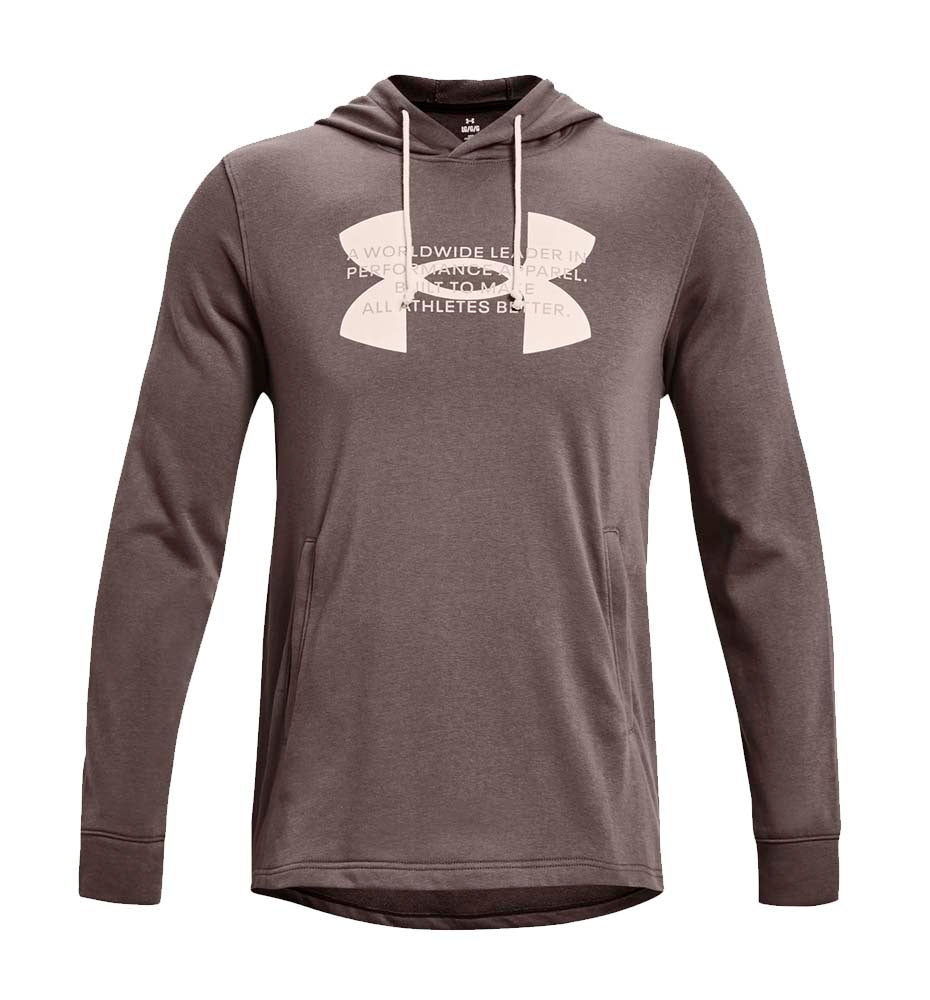 Hoodie Sudadera Capucha Fitness_Hombre_UNDER ARMOUR Rival Terry Logo Hoodie