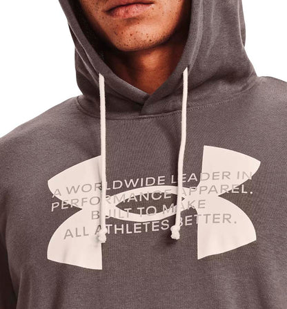 Hoodie Sudadera Capucha Fitness_Hombre_UNDER ARMOUR Rival Terry Logo Hoodie