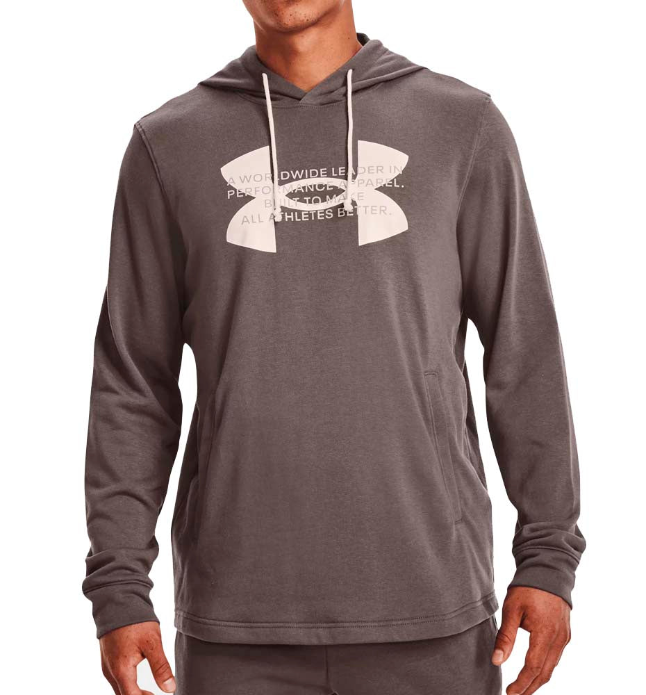 Hoodie Sudadera Capucha Fitness_Hombre_UNDER ARMOUR Rival Terry Logo Hoodie