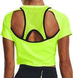 T-shirt M/C Running Under Armor Run Anywhere Crop Ss