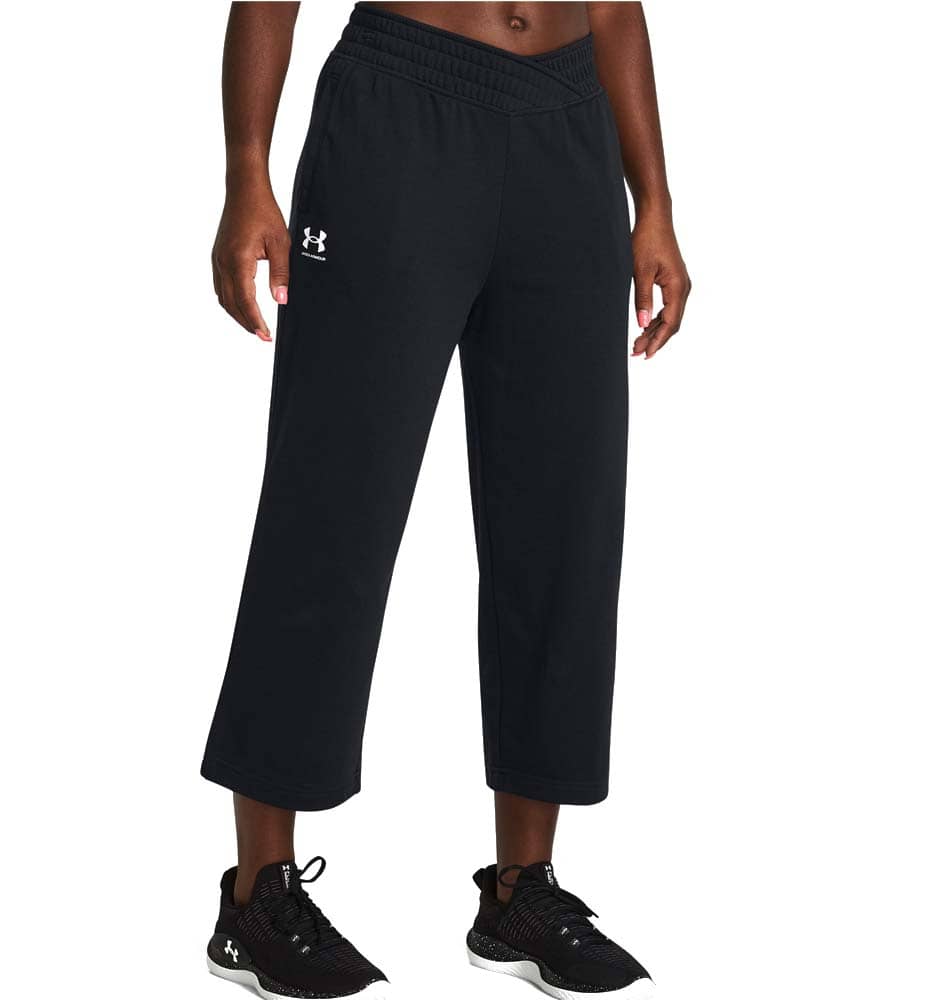 Fitness_Women_UNDER ARMOR Ua Rival Terry Crop Wide Leg Pants