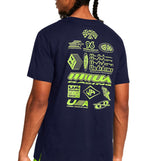 Camiseta M/C Running Under Armour Ua Run Everywhere Wreath Ss
