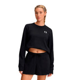 Under Armor Women's Ua Rival Terry Crew Casual Sweatshirt