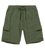 Short Casual Scuola Nautica Italiana Man Linen Cargo Berm