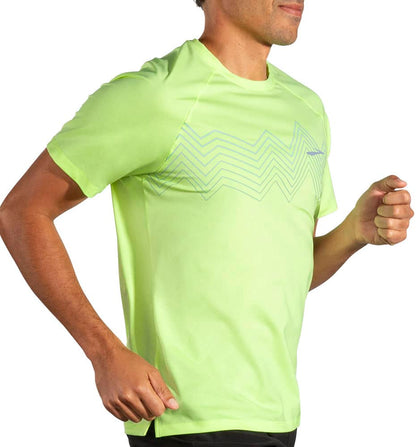 Camiseta M/c Running_Hombre_BROOKS Atmosphere Short Sleeve 2.0