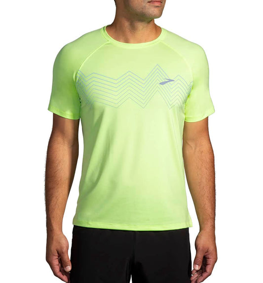 Camiseta M/c Running_Hombre_BROOKS Atmosphere Short Sleeve 2.0