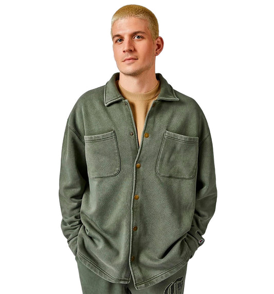 Jacket Casual_Men_CHAMPION Full Buttoned Sweatshirt