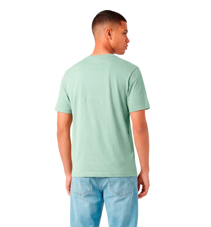 Camiseta Casual Champion Logo Puff Print Honeydew