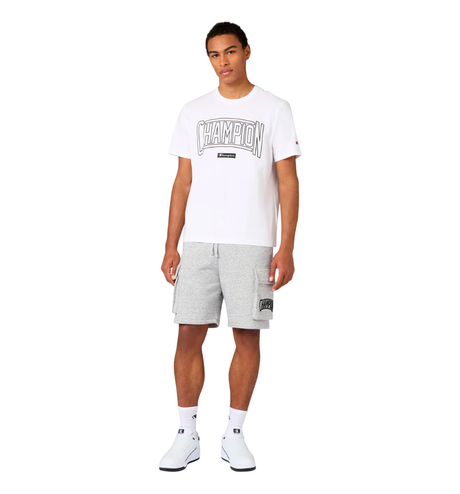 Champion Logo Puff Print Honeydew Casual T-shirt