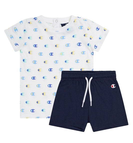 Conjunto - Short & Shirt Casual_Niño_CHAMPION Set