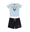 Conjunto - Short & Shirt Casual_Niño_CHAMPION Set