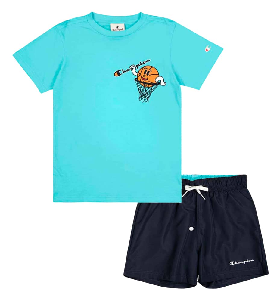 Conjunto - Short & Shirt Casual_Niño_CHAMPION Set