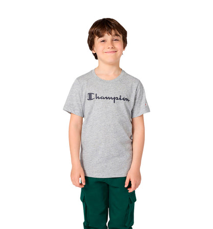 Camiseta Casual_Niño_CHAMPION Ss Tee