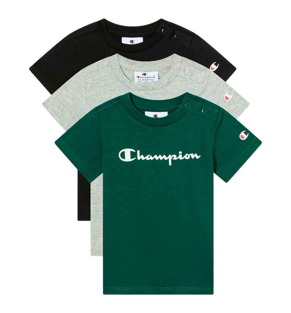 Casual T-Shirt_Boy_CHAMPION 3 Pack Ss Tee