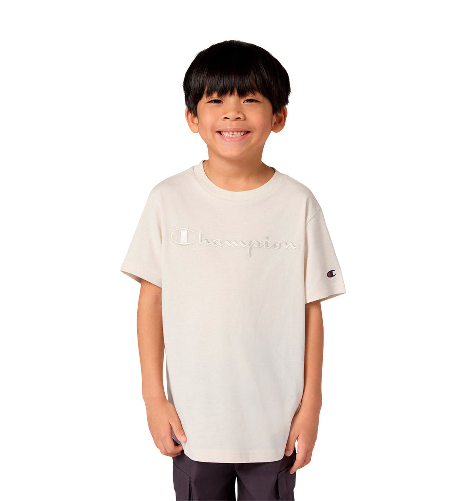 Casual T-Shirt_Boy_CHAMPION Ss Tee