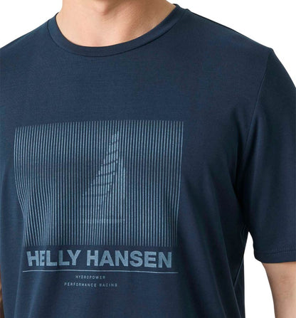 Camiseta Casual Helly Hansen Hp Race Graphic