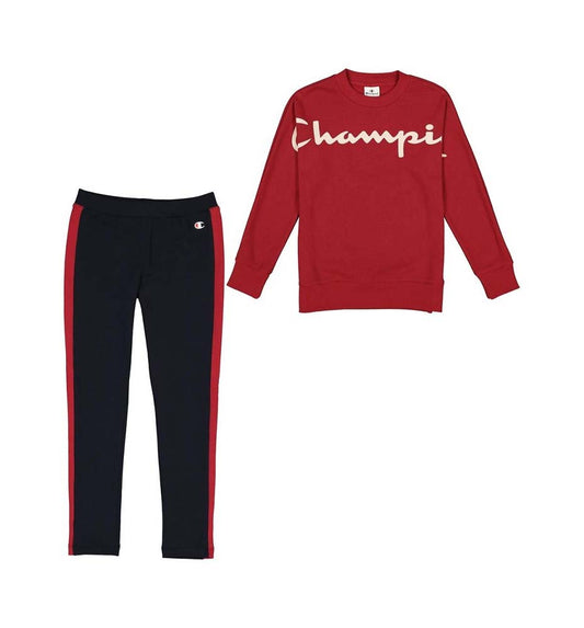 Casual Tracksuit_Girl_CHAMPION Crew Neck Tracksuit