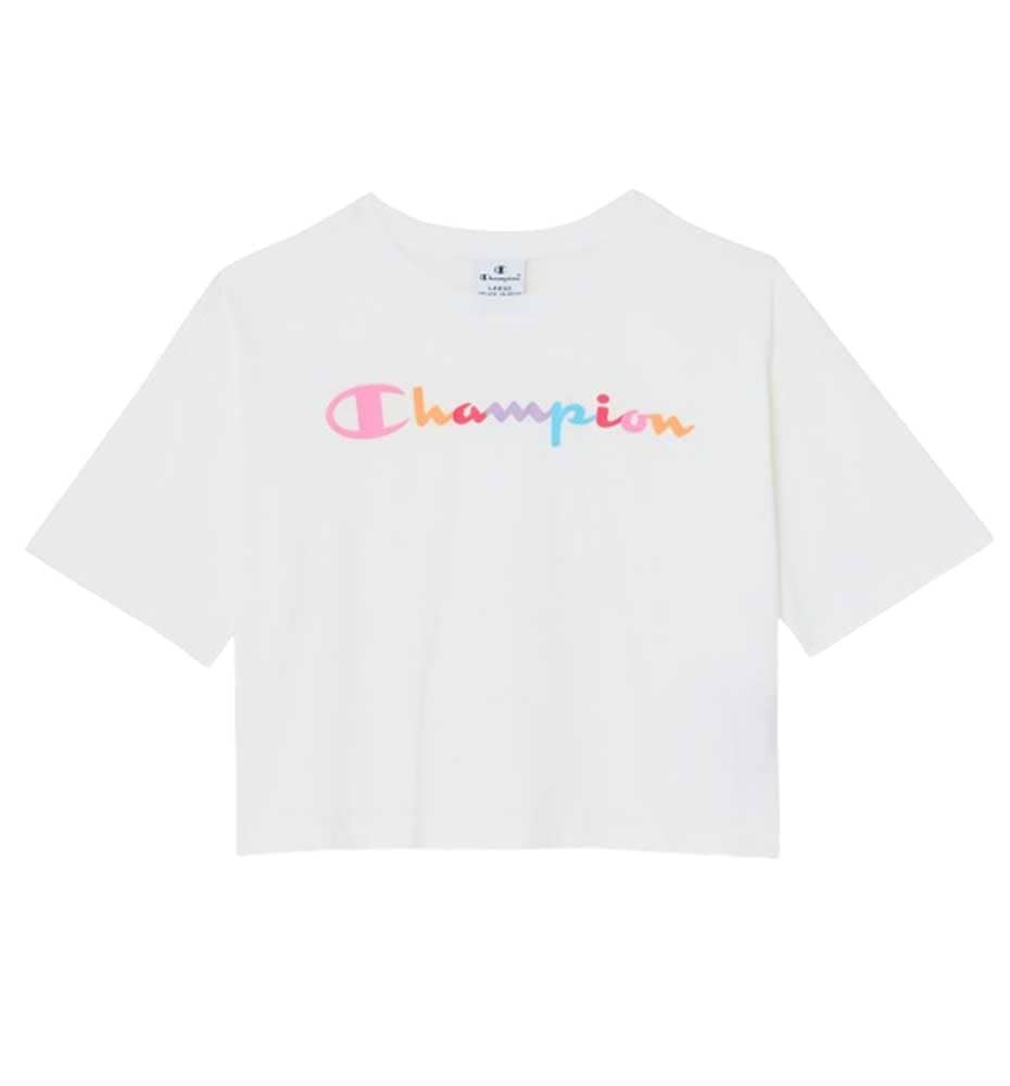 Camiseta M/c Casual_Niña_CHAMPION Crewneck Croptop T-shirt