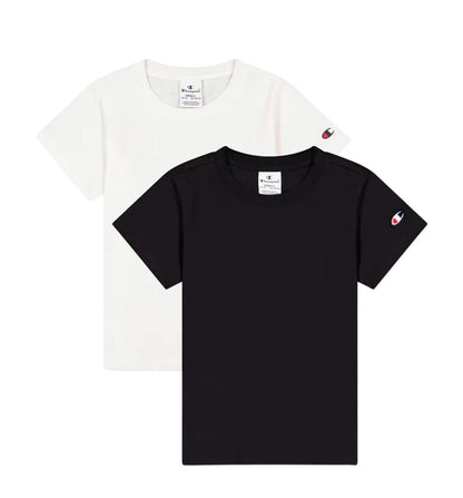 Camiseta M/c Casual_Niña_CHAMPION 2pack Crew-neck