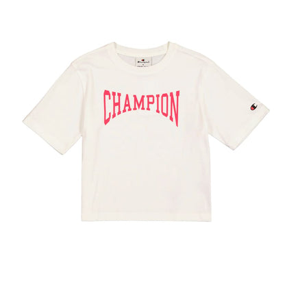 Camiseta M/c Casual_Niña_CHAMPION Crewneck T-shirt