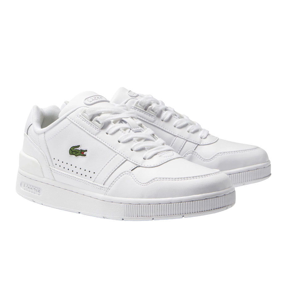 Zapatillas Casual_Mujer_LACOSTE T-clip Leather Tonal Sneakers