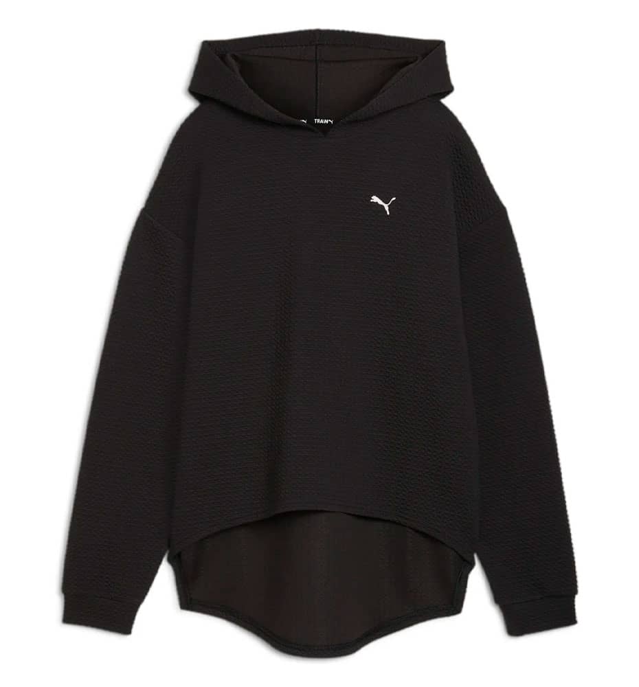 Hoodie Capucha Casual_Mujer_PUMA Q4 Studio Textured Hoody