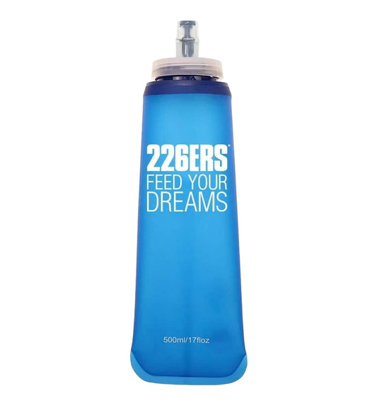 Botellas Running_Unisex_226ERS Soft Flask Wide Blue 500 Ml