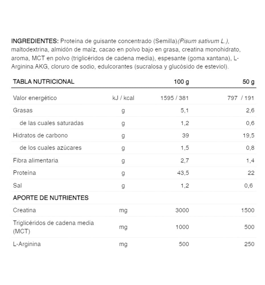 Recuperación Running 226ers Isolate Protein Chocolate