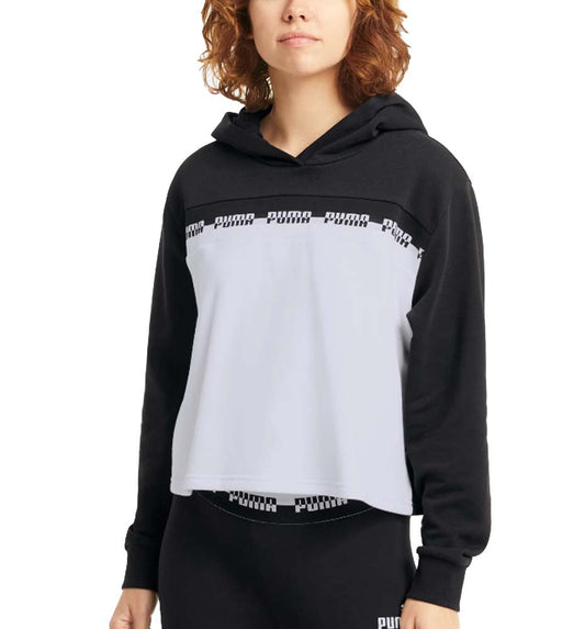 Hoodie Sudadera Capucha Casual_Mujer_PUMA Amplified Cropped Hoodie Tr