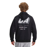 Hoodie Sudadera Capucha Casual Under Armour Men´s Ua Rival Fleece Hbr Logo