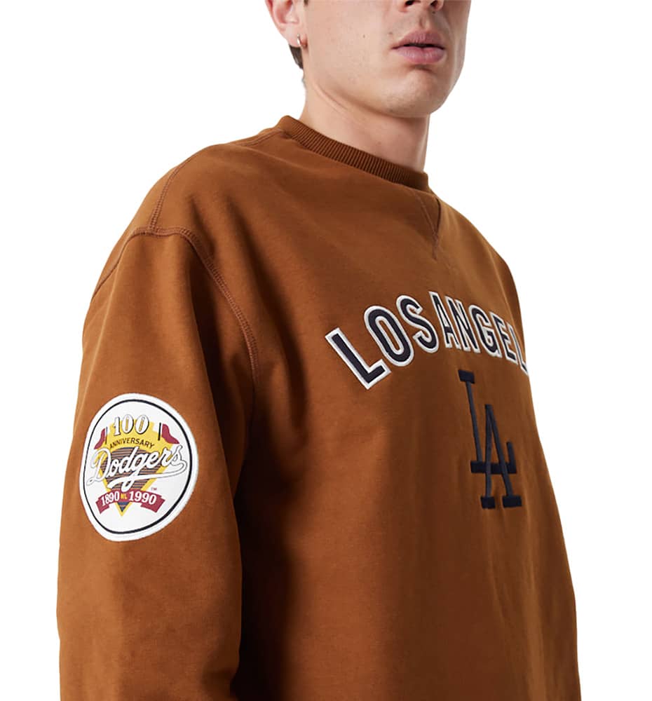 Sweatshirt Casual_NEW ERA Mlb Large Logo Os Crew Losdodco