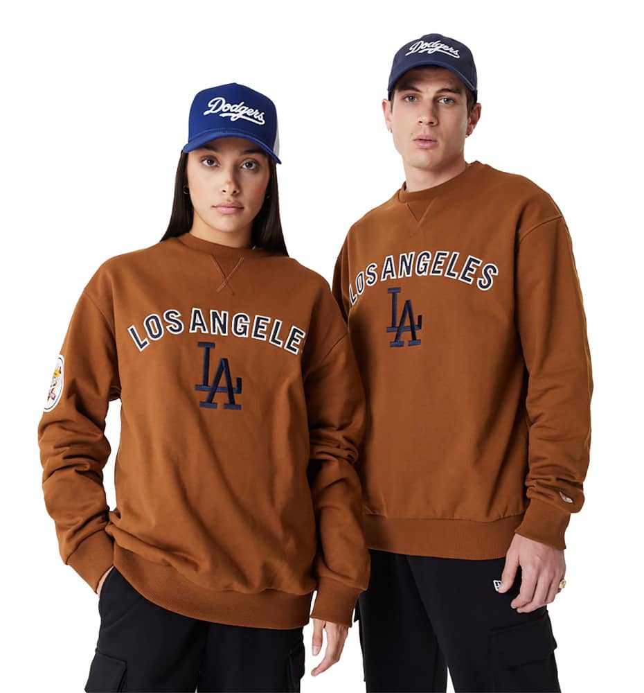 Sweatshirt Casual_NEW ERA Mlb Large Logo Os Crew Losdodco