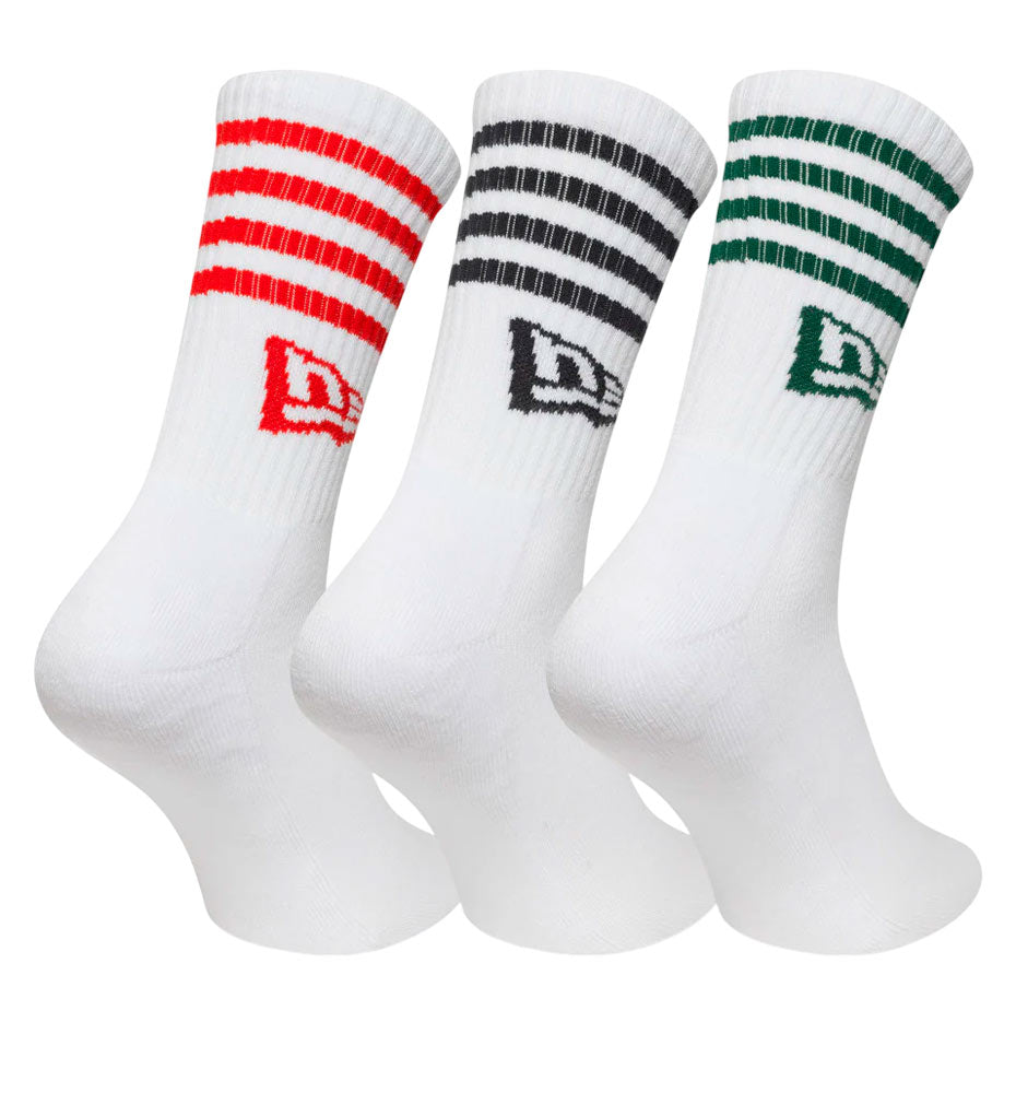 Calcetines Casual New Era Ne Stripe Sock 3pk Newera