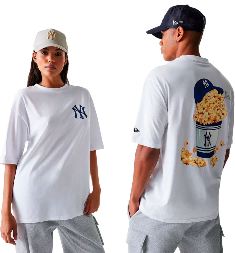 Camiseta Casual_Hombre_NEW ERA Mlb Food Graphic Os NY Yankees