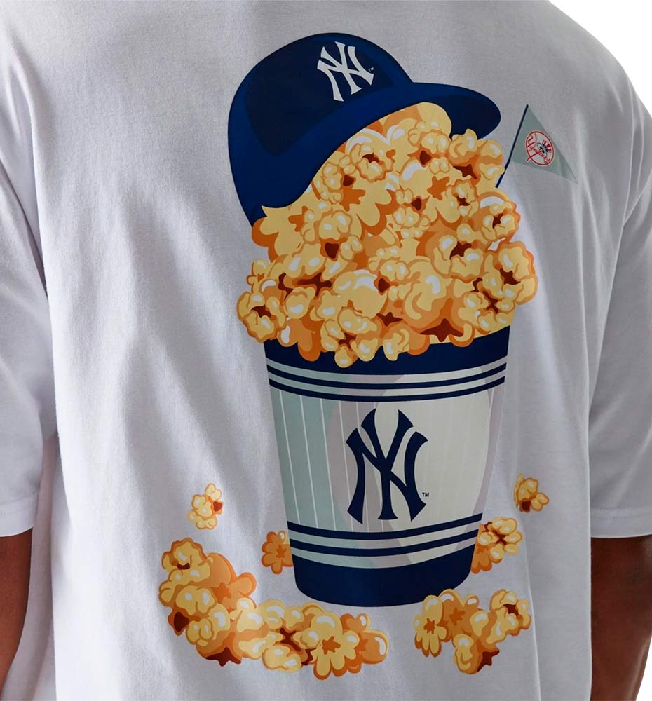 Camiseta Casual_Hombre_NEW ERA Mlb Food Graphic Os NY Yankees