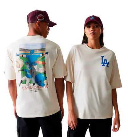 Camiseta Casual_Hombre_NEW ERA Mlb Baseball Graphic LA Dodgers