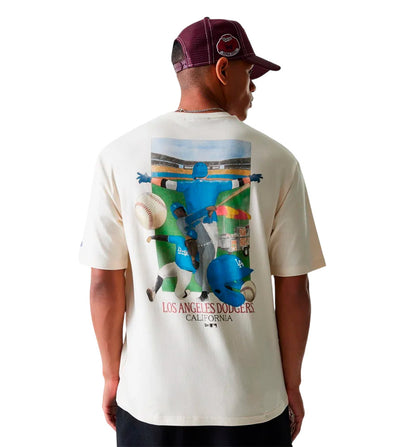 Camiseta Casual_Hombre_NEW ERA Mlb Baseball Graphic LA Dodgers
