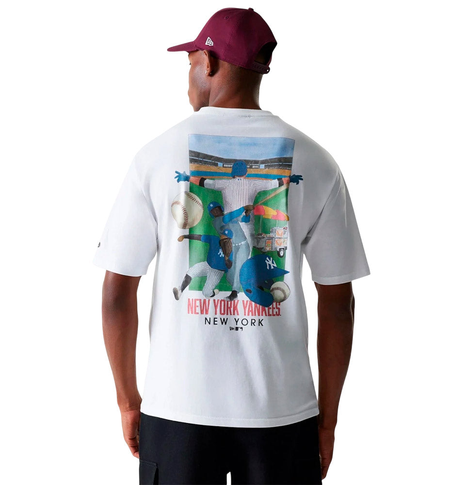 Camiseta Casual_Hombre_NEW ERA Mlb Baseball Graphic NY Yankees