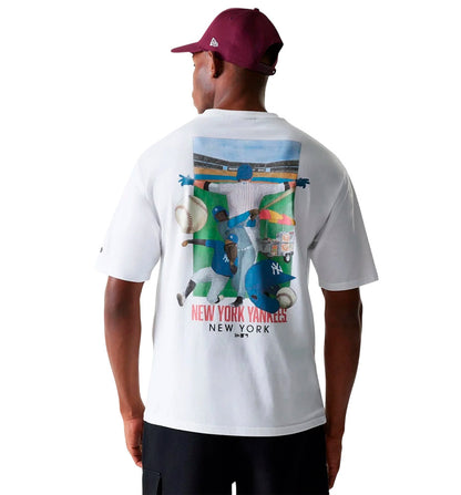 Camiseta Casual_Hombre_NEW ERA Mlb Baseball Graphic NY Yankees