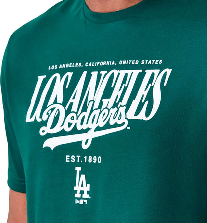 Camiseta Casual_Hombre_NEW ERA Mlb Reg Script Graphic LA Dodgers