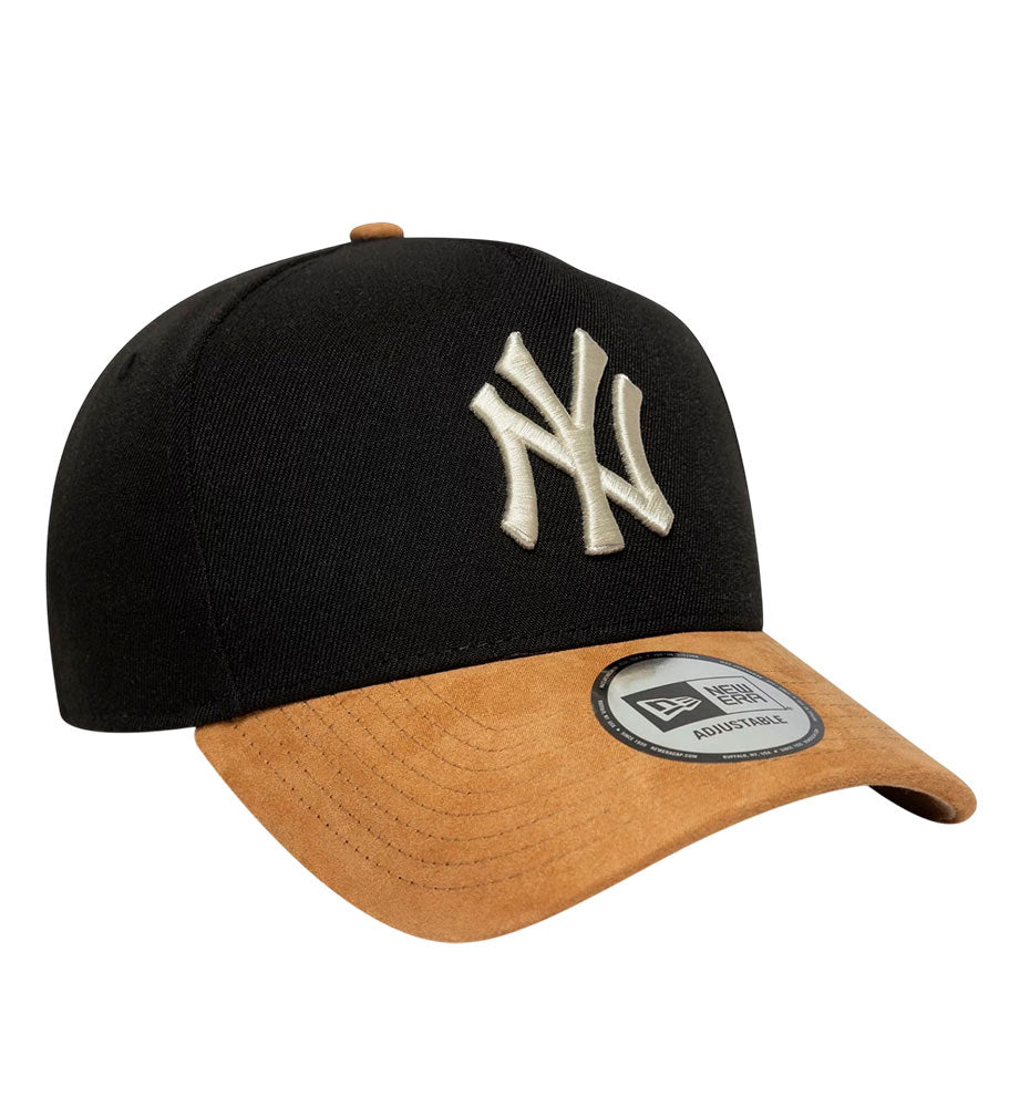 Men's Casual Cap_NEW ERA Suede Visor Eframe NY Yankees