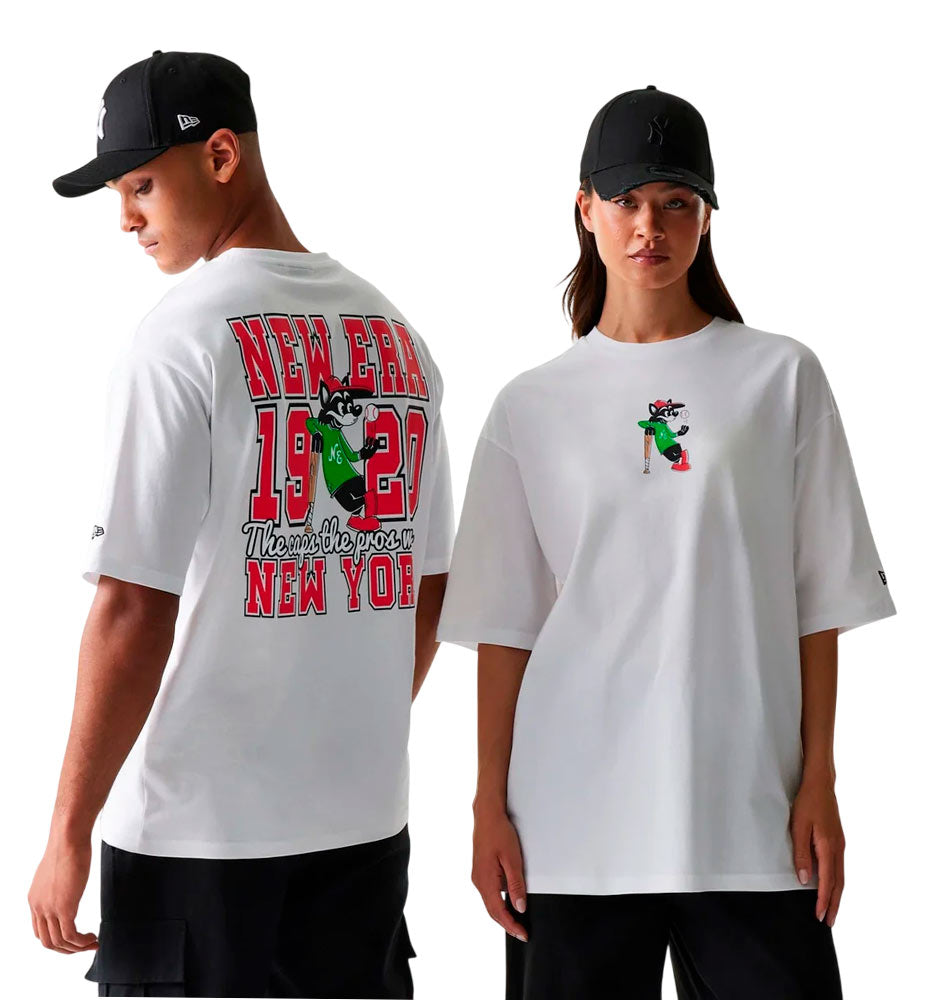 New Era Ne Character Graphic Casual T-Shirt