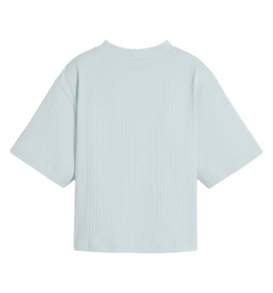 T-shirt M/c Casual_Women_PUMA Classics Ribbed Relaxed Mock